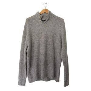 Autumn Cashmere Mens Cashmere-Blend Button Pullover Size Large